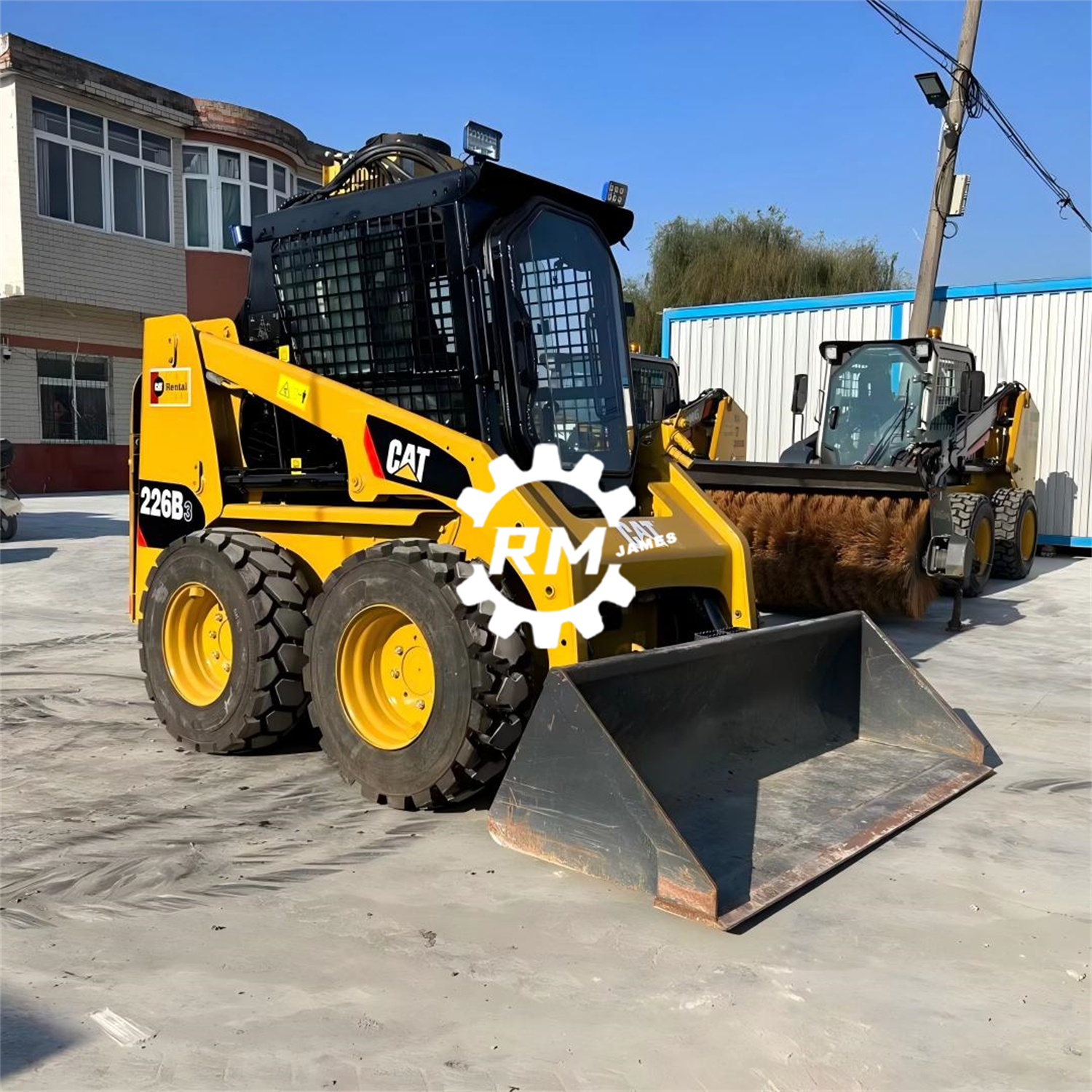 Used excavator supplier yard in China